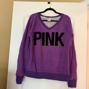 Pink Victoria's Secret Vintage Oversized Sweatshirt